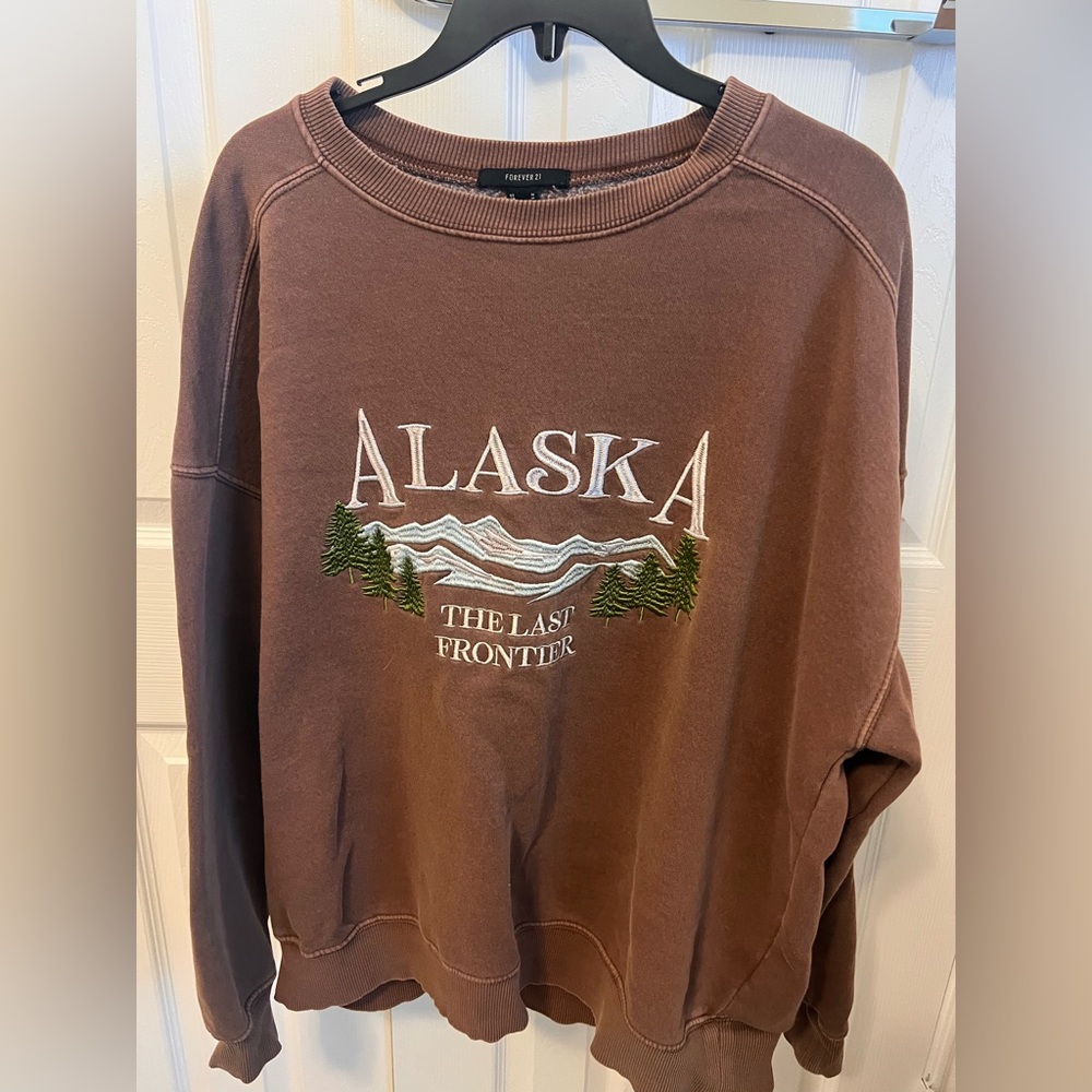 Forever 21 Chocolate Brown Knit Sweater